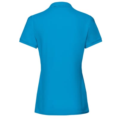 Fruit of the Loom Dames/Dames Premium Effen Poloshirt (Azuurblauw)