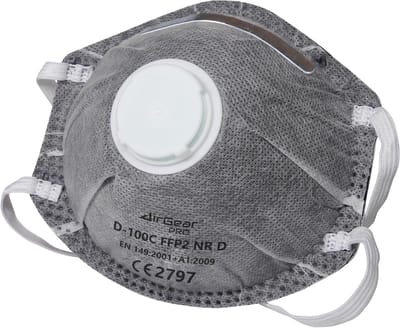 Ademhalingsmasker FFP2 - Stofmasker Ventiel - Fijnstof Bescherming - Comfortabel Ventiel - 4.5 x 13.5 x 13.1 cm - Wit