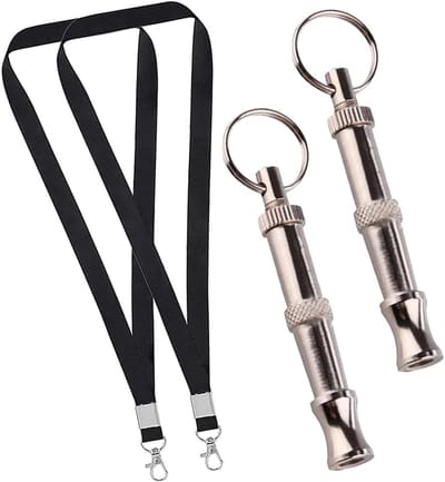 Hond fluitje 4 stks - ultrasoon - verstelbare riem - stop blaffen - ShopVlot