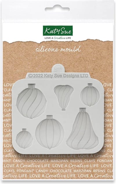 Katy Sue Siliconen Mal Kersballen Swirl Selectie