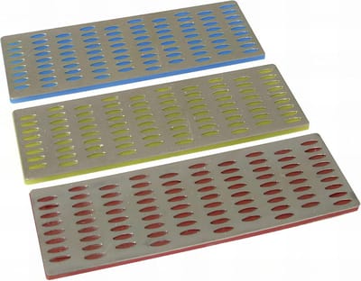 Diamant Vijlset - Vijlkaarten - Gereedschap Slijpen - Kleurgecodeerd - 3 Delig - Geel Blauw Rood