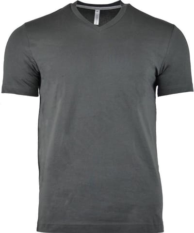 Kariban T-shirt V-hals korte mouwen K357 - Dark Grey - M