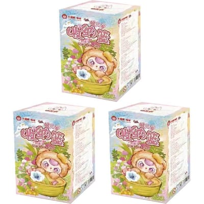 Nieuwe Baby Drie Pluche Opbergmand Blind Box Schattige Pop met Opbergfunctie Multifunctionele Opbergtas Doos Trendy Speelgoed Mysterie Mooi Cadeau