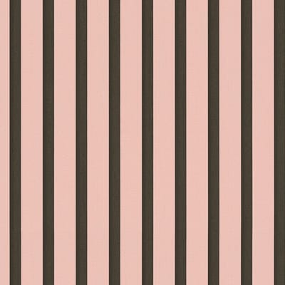 Strepen behang Profhome 786281-GU vliesbehang hardvinyl warmdruk in reliëf licht gestructureerd in hout look mat roze zwart 5,33 m2