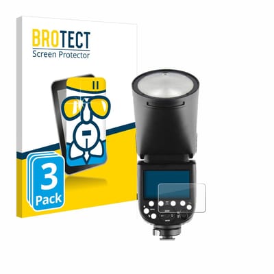 Screenprotector 3 Stuks voor Godox V1 Beschermglas transparant