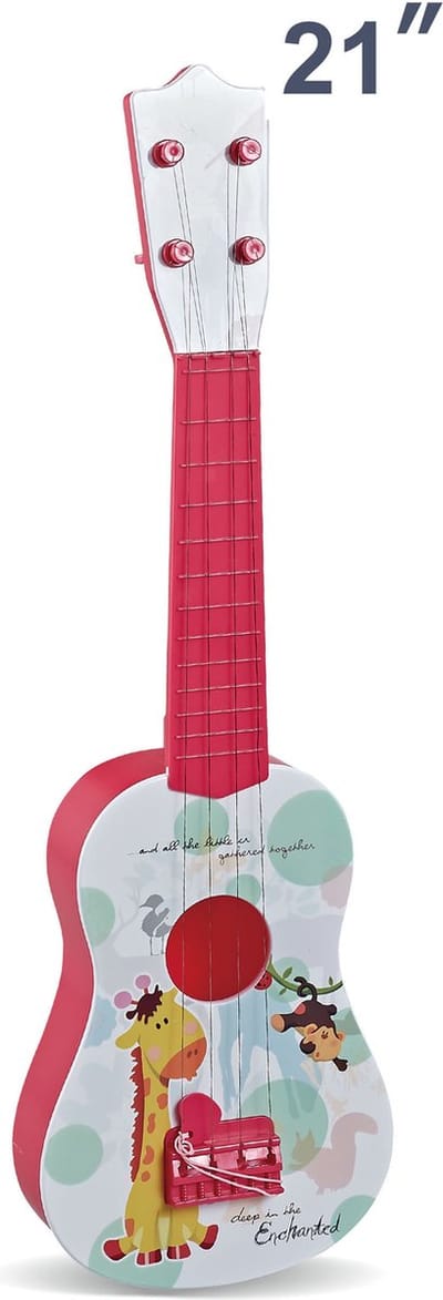 WK Kids -21 inch Ukelele -Kinderen hebben het plezier om te spelen -55*17.5*6cm - 4 snaren ukelele - Kinder Gitaar-Kinder Muziekinstrument