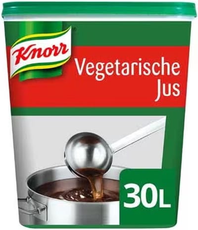 Knorr Vegetarische jus opbrengst 30 ltr, bus 1,35 kg