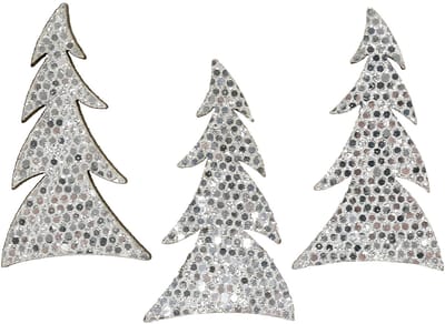 Glinsterende kerstboom om te strooien 4 cm 48 st, 48 Stück