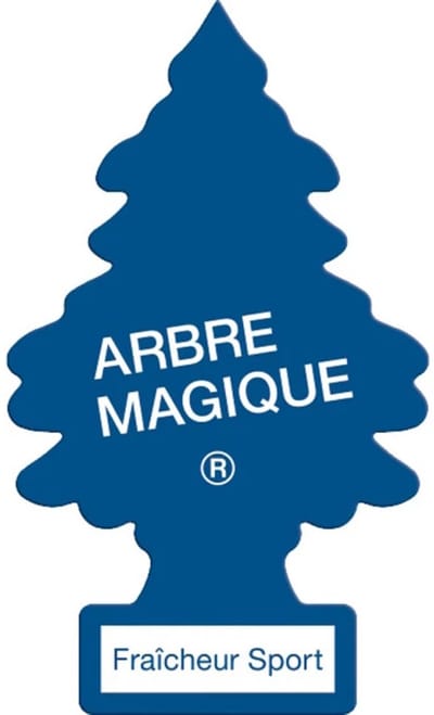 Arbre Magique Geurboom – Fraîcheur Sport – Iconisch Autoparfum – Sportieve & Dynamische Frisheid – 1 Stuk