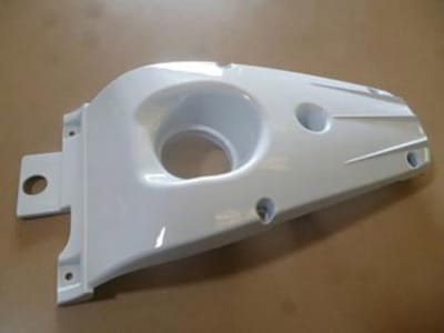 tnt achterpaneel voor mbk 50 nitro scooter wit / 17532 / 2373 nieuw