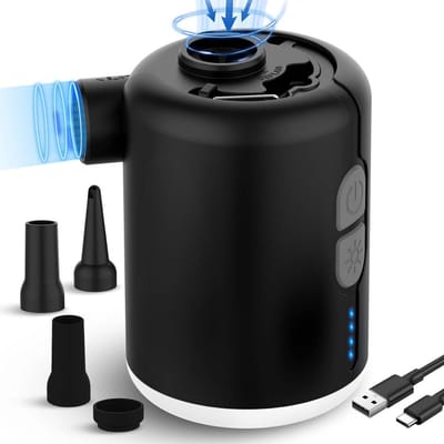 Opblaaspomp Elektrisch - Opblaaspomp Electrisch - Elektrische luchtpomp - Elektrische oppompapparaat - Elektrische compressor - Elektrische luchtcompressor - Elektrische opblaaspomp - Elektrische pomp voor opblaasbare objecten - Elektrische opblazer