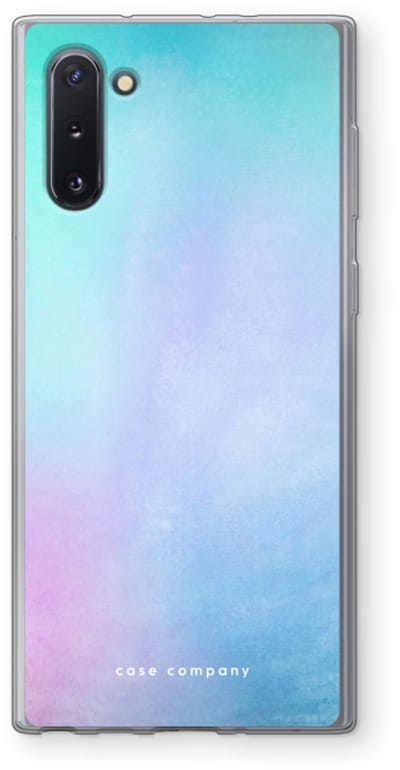 Hoesje geschikt voor Samsung Galaxy Note 10 hoesje - Mist pastel - Soft Cover Telefoonhoesje - Bescherming aan alle Kanten en Schermrand