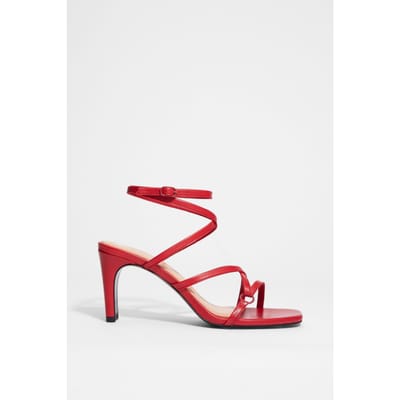 & Other Stories Leslie Sandalette Red Maat: 36 | Sandalen Outlet | Dames | Zand