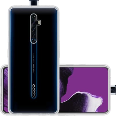 Hoesje - Geschikt voor OPPO Reno 2 - Sterk & Shockproof - Hoes Cover - Siliconen Case - Transparant