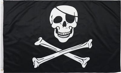 Piratenvlag - 150 x 90 cm