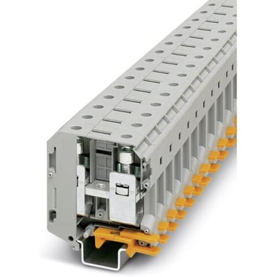 Phoenix Contact 3213140 Hoogstroomklem 20.3 mm Schroeven Grijs 10 stuk(s)