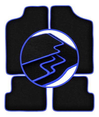 CARLUX-BLUE automatten voor: Fiat Cinquecento hatchback (1991-1998)