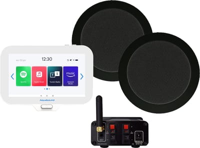 AquaSound EMN30-TZ N-Joy Badkamerradio set 30 watt met Twist speakers