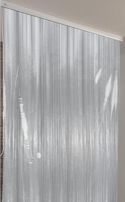 Kleine Wolke Douchegordijn smal voor in hoekrolsysteem melkwit 53x240cm