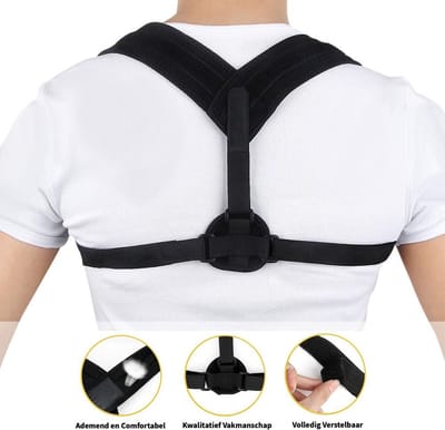 Rugband / Rugbrace | Houding Correctie Band | Rug brace Onesize | Rug Brace en Schouder Brace | Houd