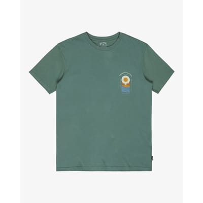 Billabong Sundown T-shirt Met Korte Mouwen Groen 14 Years Jongen