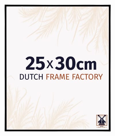 Fotolijst 25x30 cm - Kunststof - Zwart Mat - Easy