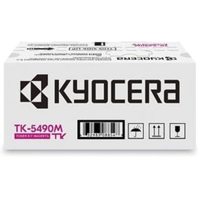 Originele Kyocera toner TK-5490M, tot 2400 pagina's, enkele verpakking, magenta
