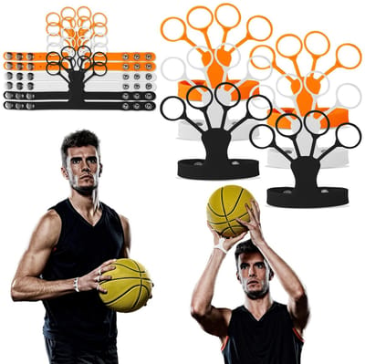 Dailygoody - Basketbal Schiethulp - Verstelbaar Schiethandtrainer - Verbeter je Schot - 3 Kleuren - Siliconen Schiethandschoenen - Gadget voor Volwass...