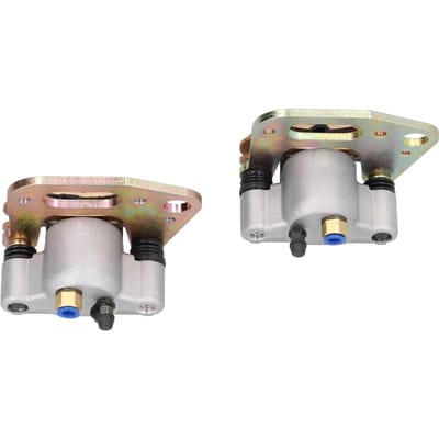 Paar ATV Voorremklauw Assemblage Links Rechts Geschikt voor Polaris Sportsman 500 W Remblokken gray