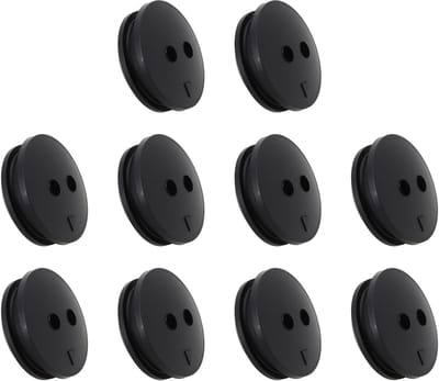 Dailygoods- Brandstoftank Grommet 10 stuks - Doorvoer Tules Rubber - 7/8 inch - 2 gaten - Compatibel met RedMax motoren - Vervangdeel 560878001 - Doorvoertule