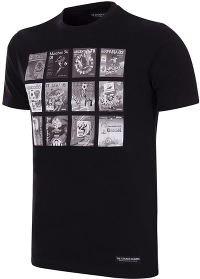 COPA - Panini FIFA WK Collage T-shirt - Heren - Zwart - XS