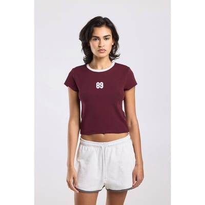 America Today Elaisa Bordeaux Maat: S | Tops Outlet | Dames | Bordeaux