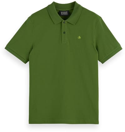 Scotch & Soda Seasonal Core Pique Chest Logo Polo