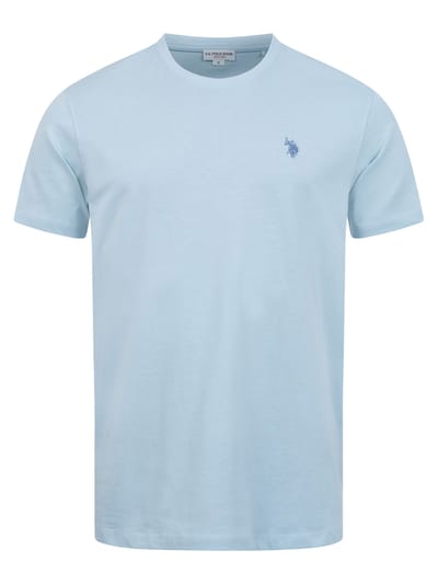 U.S. Polo Assn. heren basic T-shirt van 100% katoen
