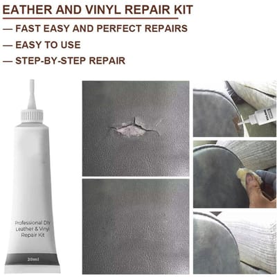 20ML PU-lederen reparatiegel voor autostoelen PU-lederen krasreparatiemiddel Multifunctioneel duurzaam autostoel gray