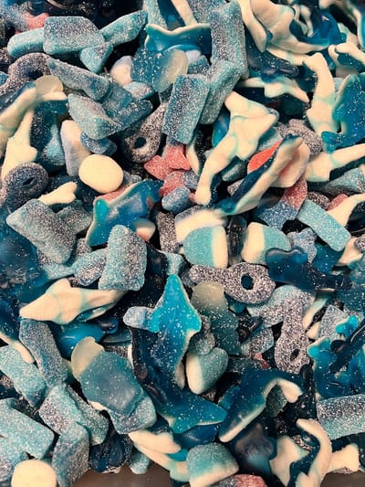 Blauwe schepsnoep 400gr