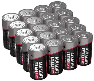 Duurzame Alkaline Baby C LR14 Batterijen - 20 Stuks - Voor Speelgoed, Zaklampen en Meer