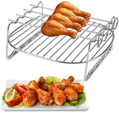 Dailygoody - Barbecue Grill - Dubbel ovenrek - Geschikt voor Airfryer
