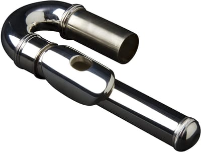 Monzani HJCV hoofdstuk voor Querfluit Gebogen - Kopstuk voor dwarsfluiten