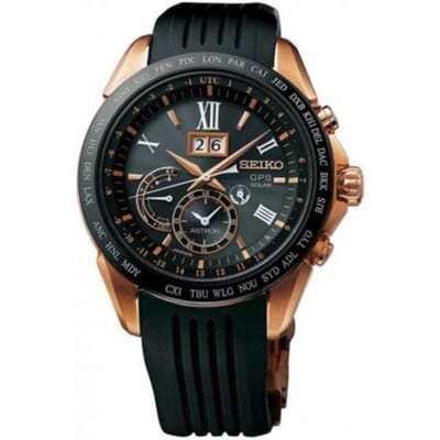 Seiko Astron GPS Solar Rose goud 45 MM | SSE153J1