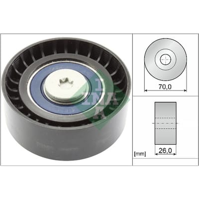 Schaeffler Ina Rondsel/geleiderpoelie, V-riem INA 532 0595 10