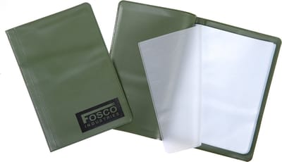 Fosco Documenten houder A6 waterproof groen