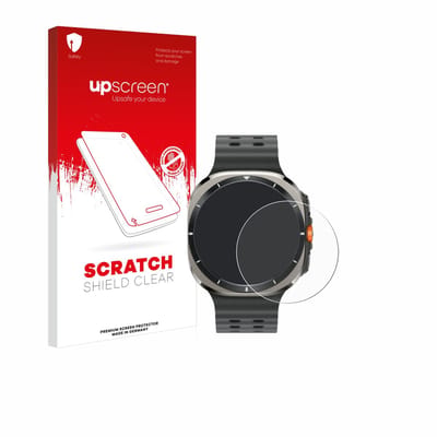 upscreen - Screenprotector voor Samsung Galaxy Watch Ultra / Ultra 2 (47 mm) - Folie Beschermfolie transparant