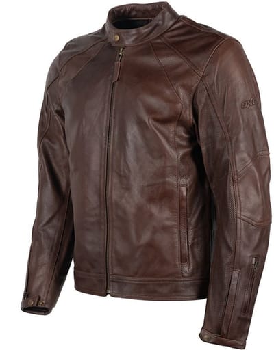 MOTOBLOUZ Motorjas AEROSUN Mannen| Zomer|Donker cognac XXXXL CE-gekeurd
