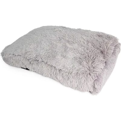 Duvoplus - Dierenkussen - Hond - Snug Rechthoekig Bed L - 97x68x18,5cm Lichtgrijs - 1st