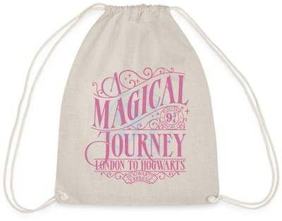 Harry Potter Perron 9 ¾ Ontwerp In Roze & Blauw Gymtas