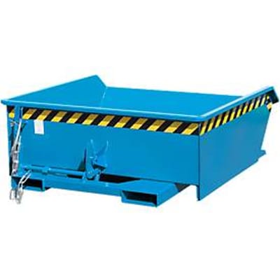 Kiepbak Bauer Mini type MGU 460, laag model, 460 l inhoud, blauw