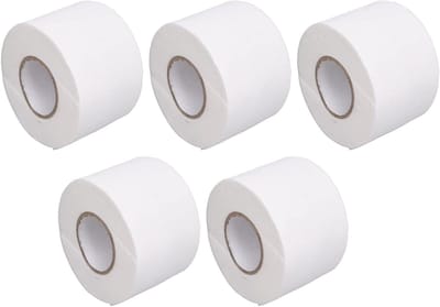 Wegwerp Kapperspapier - Nekpapier Rollen - Hygiënisch Werken - Hoge Hechting - 5 Rollen - Wit