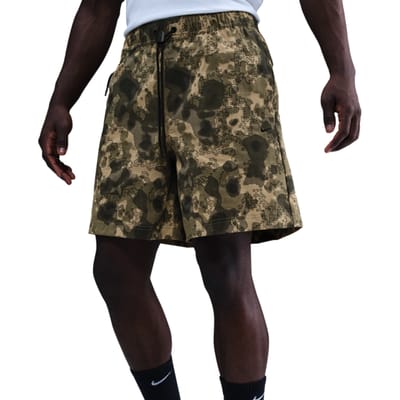 Nike Tech Korte Broeken Heren - Groen - Maat M - Poly Woven