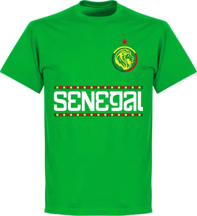 Senegal Star Team T-Shirt - Groen - XS